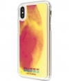 Guess Liquid Glow in the Dark Hard Case iPhone X/XS (5.8") - Geel