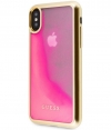 Guess Liquid Glow in the Dark Hard Case iPhone X/XS (5.8") - Roze