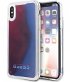 Guess Liquid Glow in the Dark Hard Case iPhone X/XS (5.8") Blauw