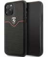 Ferrari Perforated Leather Hard Case iPhone 11 Pro (5.8") - Zwart