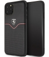 Ferrari Perforated Leather Hard Case - iPhone 11 Pro Max - Zwart