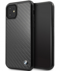 BMW Carbon Hard Case - Apple iPhone 11 (6.1'') - Zwart