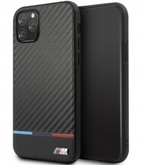BMW Carbon Tricolore Hard Case iPhone 11 Pro Max (6.5'') Zwart