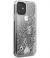 Guess Hearts Liquid Glitter Hard Case - iPhone 11 (6.1") - Zilver