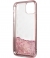 Guess 4G Peony Liquid Glitter Hard Case - Apple iPhone 11 - Roze