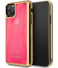 Guess Glow in the Dark Hard Case - iPhone 11 Pro (5.8") - Roze