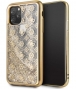 Guess 4G Liquid Glitter Hard Case Apple iPhone 11 Pro Max - Goud