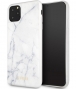 Guess Marble Hard Case voor Apple iPhone 11 Pro Max (6.5'') - Wit