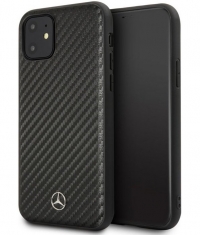 Mercedes-Benz Carbon Hard Case - Apple iPhone 11 (6.1'') - Zwart