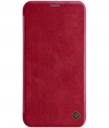 Nillkin Qin PU Leather BookCase Apple iPhone 11 Pro (5.8") - Rood