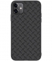 Nillkin Hard Case Synthetic Fiber - Apple iPhone 11 - Plaid Zwart