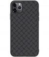 Nillkin Hard Case Synthetic Fiber iPhone 11 Pro Max - Plaid Zwart