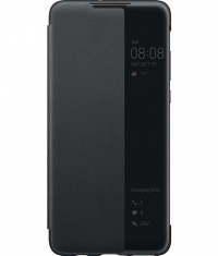 Huawei Origineel S-View Book Cover - Huawei P30 Lite - Zwart
