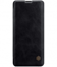 Nillkin Qin PU Leather Book Case voor Huawei P30 Pro - Zwart