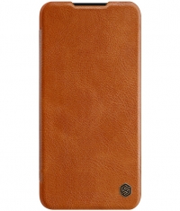 Nillkin Qin PU Leather Book Case voor Xiaomi Mi 9 Lite - Bruin