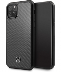 Mercedes-Benz Carbon Hard Case iPhone 11 Pro Max (6.5'') - Zwart