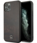 Mercedes-Benz Wood Hard Case iPhone 11 Pro (5.8'') - Donkerbruin