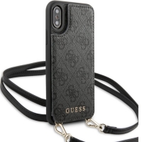 Guess 4G Crossbody Back cover - Apple iPhone X/XS (5.8'') - Grijs