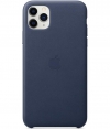 Originele Apple Leren Hard Cover Blauw - Apple iPhone 11 Pro Max