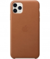 Apple Leren Back Cover hoesje - Apple iPhone 11 Pro Max - Bruin
