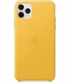 Originele Apple Leren Hard Cover Geel - Apple iPhone 11 Pro Max