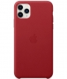 Originele Apple Leren Hard Cover Rood - Apple iPhone 11 Pro