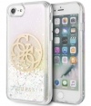 Guess Liquid Glitter Circle Hard Case iPhone 6/6S/7/8 (4.7") Roze