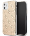 Guess 4G Glitter Hard Case - Apple iPhone 11 (6.1") - Goud