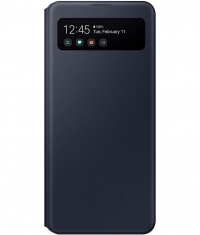 Samsung Galaxy A41 S-View Wallet Case Origineel - Zwart