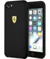 Ferrari SF Silicone Hard Case - Apple iPhone 7/8/SE (2020) Zwart