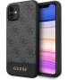 Guess 4G Stripe Hard Case - Apple iPhone 11 (6.1'') - Grijs
