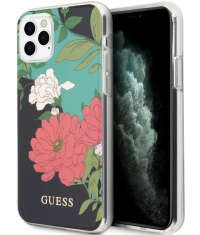 Guess Shiny Flower Hard Case iPhone 11 Pro Max (6.5") Design N.1
