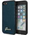 Guess Crocodile Hard Case voor Apple iPhone 7/8/SE (2020) - Blauw
