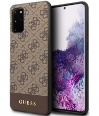Guess 4G Stripe Hard Case - Samsung Galaxy S20 Plus - Bruin