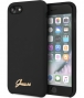Guess Silicone Retro Hard Case Apple iPhone 7/8/SE (2020) - Zwart