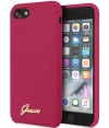 Guess Silicone Retro Hard Case - iPhone 7/8/SE (2020) - Burgundy