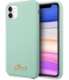 Guess Silicone Retro Hard Case - Apple iPhone 11 (6.1'') - Groen