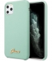 Guess Silicone Retro Hard Case iPhone 11 Pro Max (6.5'') - Groen