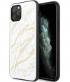 Guess Marble Glitter Hard Case - iPhone 11 Pro (5.8'') - Wit