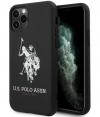 U.S. Polo Logo Silicone Hard Cover iPhone 11 Pro (5.8'') - Zwart