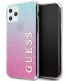 Guess Gradient Glitter Hard Cover Apple iPhone 11 Pro Max - Blauw