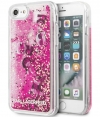 Karl Lagerfeld Charms Glitter Case - iPhone 7/8/SE - Roségoud
