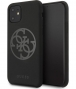 Guess Silicone 4G Circle Hard Case Apple iPhone 11 (6.1'') Zwart