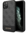 Guess 4G Stripe Hard Case - Apple iPhone 11 Pro (5.8'') - Grijs
