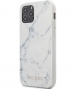 Guess Marble Backcover voor Apple iPhone 12/12 Pro (6.1") - Wit