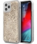 Guess 4G Liquid Glitter Case - iPhone 12/12 Pro (6.1") - Goud