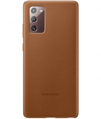 Samsung Galaxy Note 20 Leather Cover EF-VN980LA - Bruin