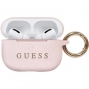 Guess Silicone Case voor Apple Airpods Pro - Roze