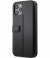 BMW M Tricolor Carbon Book Case iPhone 12 Pro Max (6.7") - Zwart