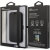BMW M Tricolor Carbon Book Case iPhone 12 Pro Max (6.7") - Zwart